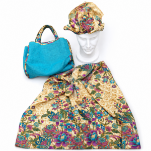 3dl Pangi met jute tas Aqua