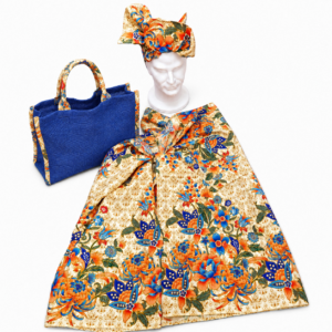 3dl Pangi met jute tas Donkerblauw
