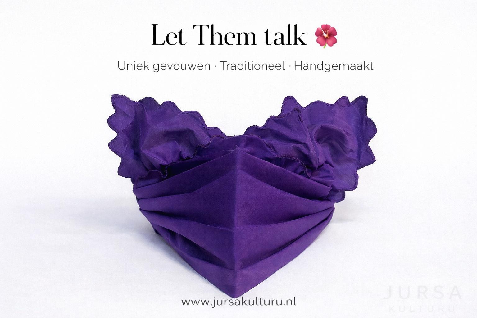 Lett them talk- Angisa paars