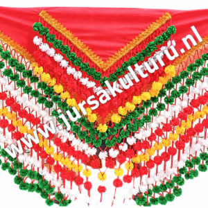 Inheemse Schouderdoek Volwassenen – Surinaamse Vlag Kleuren 🇸🇷