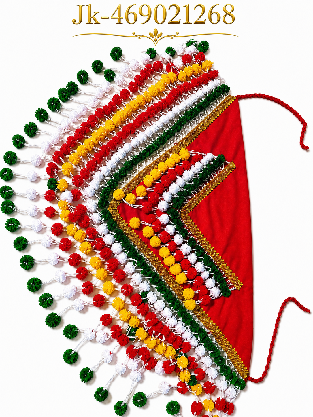 Inheemse Schouderdoek Volwassenen – Surinaamse Vlag Kleuren 🇸🇷 - Afbeelding 2